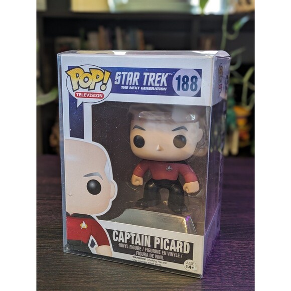 Funko Pop! Star Trek: Next Generation Captain Picard #188 - Picture 1 of 6